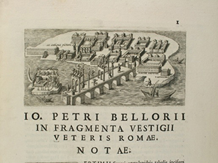Fragmenta vestigii veteris Romae detail