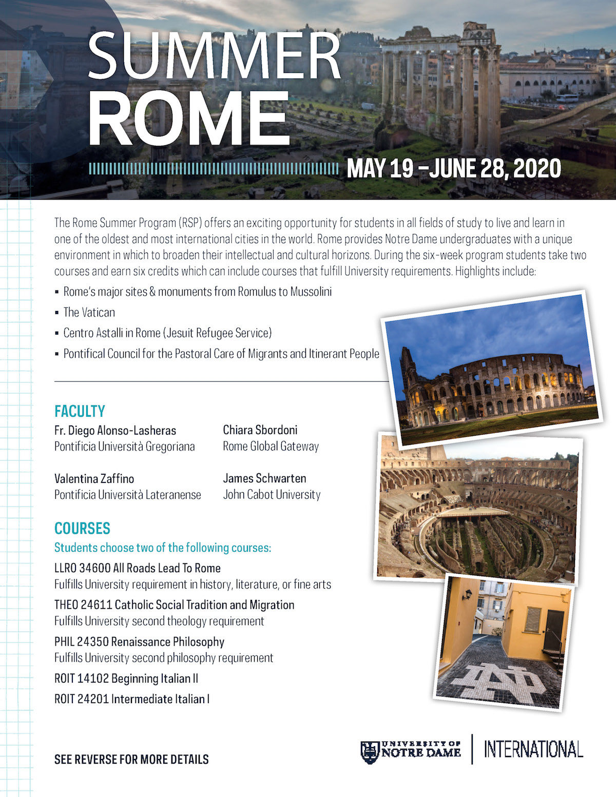 Rome Summer 2020 Page 1